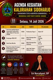Agenda 14 Juli 2026